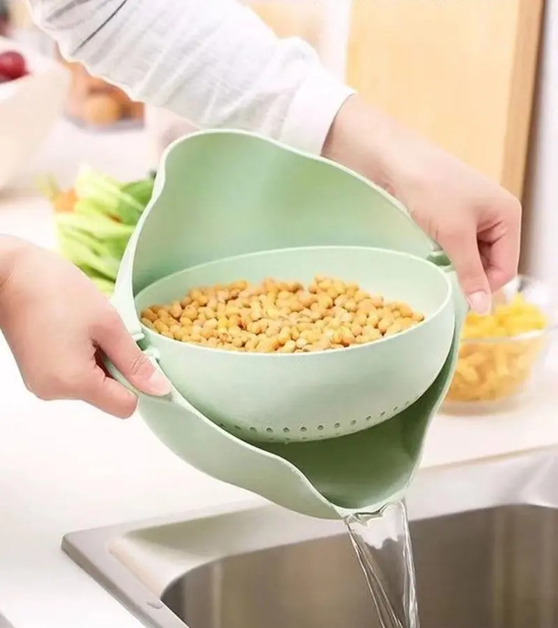 Sieb Sieb Lebensmittel qualität Sieb DIY Salat BPA frei Küchen spüle Sieb flexibel Spin Spinning Sieb