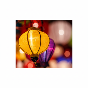 Linterna de seda de bambú artesanal vietnamita tradicional para Año Nuevo y decoración de festivales en casa luz colgante - Product Image 1