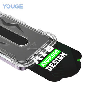 2-en-1 fácil de instalar vidrio templado Protección de Privacidad vista cristalina para <span class=keywords><strong>Iphone</strong></span> 11 12 <span class=keywords><strong>13</strong></span> 14 15 16 17pro Max - Product Image 4