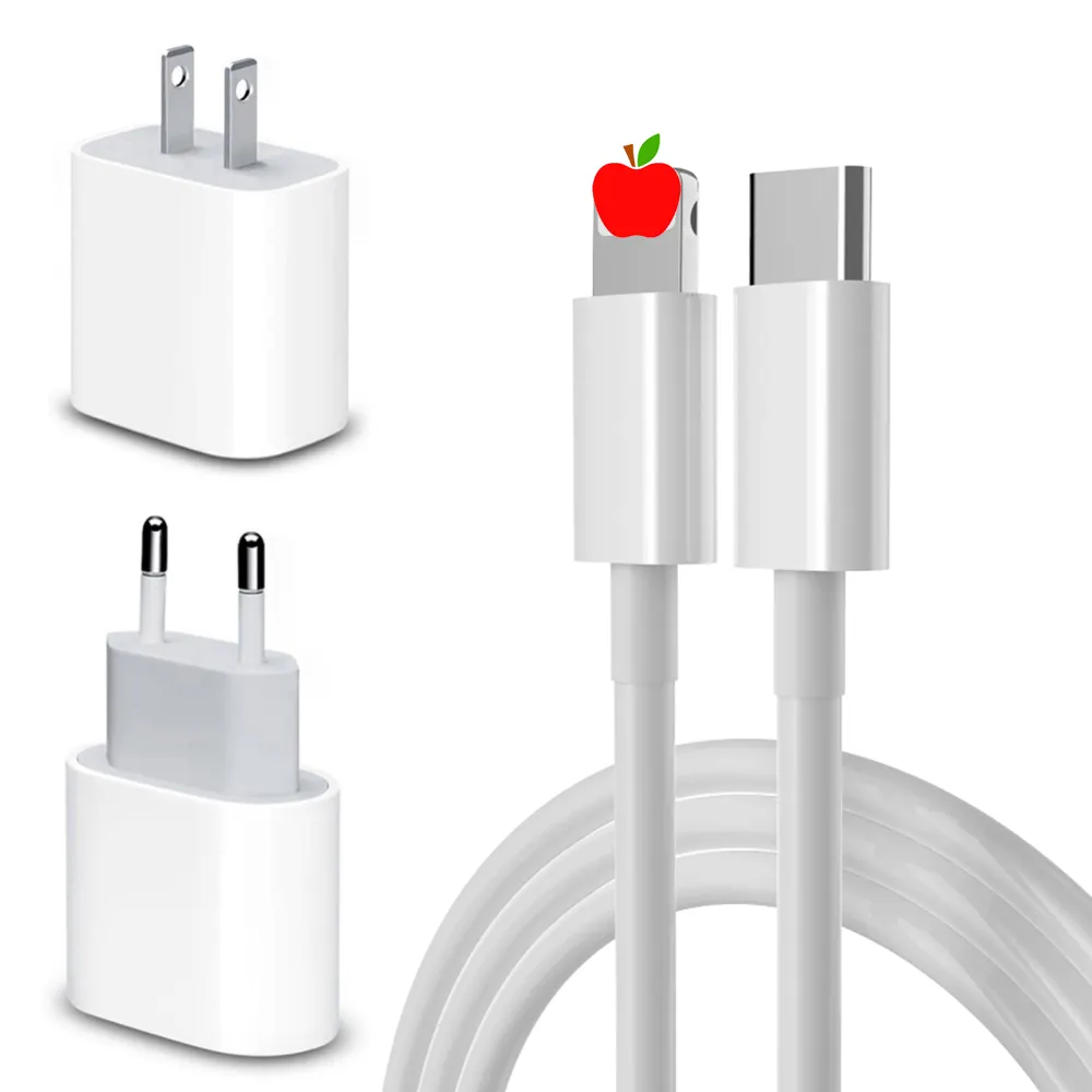 20W USB C Charger Adapter 27W Type C Charger Cable USB C to Lighting Fast Charging Data Cable for iPhone