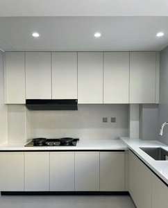 Nhà Máy Giá Thiết Kế Hiện Đại L Hình Tủ Bếp Matte Gỗ Cao Cấp Sơn Mài Tủ Bếp - Product Image 3