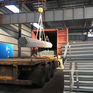 Pipa Baja Galvanis ASTM A53 Panjang 6m |   Pipa Bulat Berongga Galvanis Celup Panas 1/2-8 inci untuk Konstruksi Harga Pabrik - Product Image 1