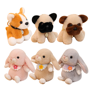 Pendentif chiot mignon et idiot jouet en peluche chien en peluche <span class=keywords><strong>lapin</strong></span> <span class=keywords><strong>lapin</strong></span> poupée sac décoration suspendue - Product Image 2