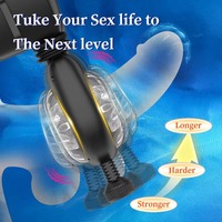 Masseur de prostate vibrant portable télécommandé pour homme, stimulateur de prostate vibrant, masturbateur à ceinture, jouet sexuel masculin