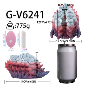 Masturbateur masculin Alien Clamping avec vibration sans fil, Carapace Men Grinder Stroker Pocket Pussy Sex Toys - Product Image 6