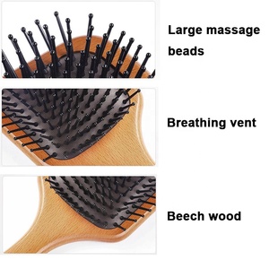 Haute qualité naturelle <span class=keywords><strong>aveda</strong></span> cheveux brosse en bois en bois de plage brosses à cheveux - Product Image 6