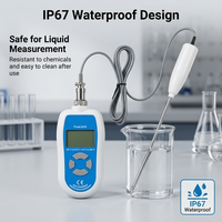 Thermomètre alimentaire numérique étanche IP67, haute précision 0,5°C, sonde en acier inoxydable, pour viande, cuisine, barbecue, certifié CE, OEM