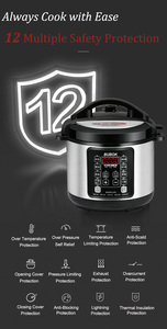 Cuisinières électriques multifonctionnelles à prix direct d'usine, <span class=keywords><strong>en</strong></span> acier inoxydable, cuiseur instantané, cuiseur à riz automatique 8L - Product Image 4