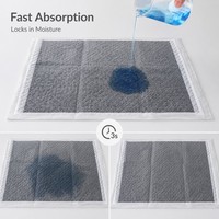 Almohadillas Desechables de Carbón de Bambú de Gran Formato para Mascotas, con Núcleo de Alta Absorción de Líquidos, Impermeables IP67, para Perros y Gatos Pequeños