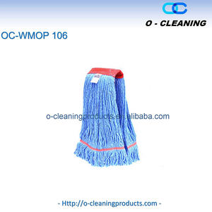 Tête de balai serpillière en coton réutilisable O-Cleaning, tête de balai absorbante pour le nettoyage des sols humides/séchés, remplacement pour le personnel d'entretien - Product Image 2