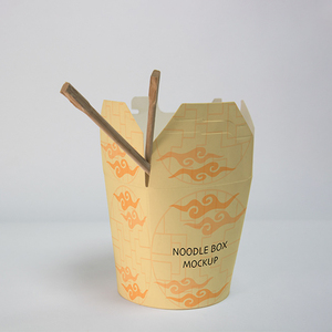 Scatola di Noodle di alta qualità scatola di Noodle in cina ristorante stampato su misura contenitore scatola di Noodle cinese - Product Image 4