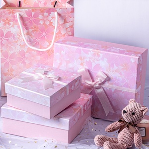 Luxury Lid and Base Box Square Flower Paper Custom Print Logo Cardboard Wholesale Gift <b>Boxes</b> <b>for</b> <b>Present</b> Luxury - Product Image 2