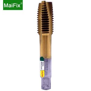 Maifix 1PC M3 M4 M5 Tige <span class=keywords><strong>de</strong></span> taraudage à cannelure droite pour trous aveugles, avec revêtement en étain, usinage CNC, <span class=keywords><strong>type</strong></span> plat, taraudeur à pointe - Product Image 3