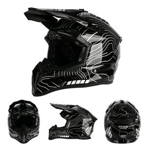 Casco per Moto Fuoristrada OEM ODM in ABS Sicuro di Alta Qualità con Visiere per Guida All'aperto - Product Image 5