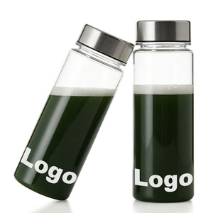 Bouteille d'eau sport personnalisée avec logo, sans BPA, en Tritan, 350 ml/500 ml, style tendance, bouteille transparente en plastique, <span class=keywords><strong>shaker</strong></span> à protéines - Product Image 1