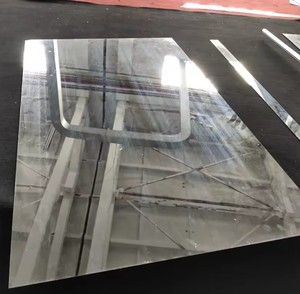 Verre miroir argenté avec dos en vinyle de 3 mm, 4 mm, 5 mm, 6 mm d'épaisseur pour salle de sport, porte coulissante, armoire, au meilleur prix de <span class=keywords><strong>Qinhuangdao</strong></span> - Product Image 1