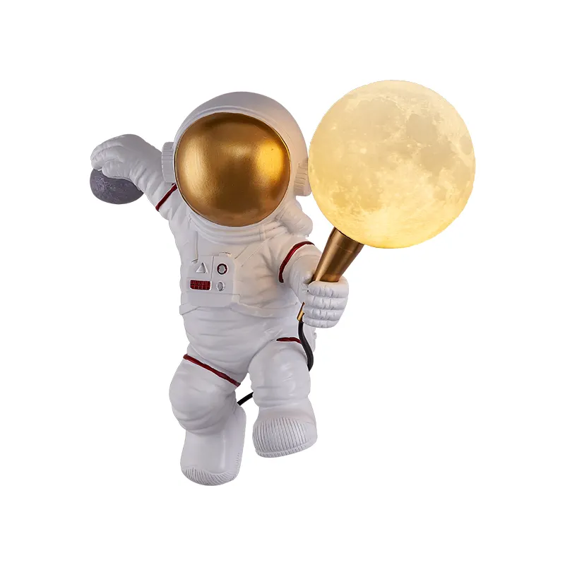 Astronaut Decoration Children's Birthday Gift Planet Moon Children's Night Light Children's Bedroom Wall Lamp