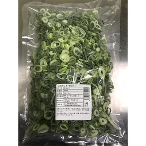 Venta al por mayor diferentes tipos de corte sabrosas verduras japonesas cebolla de primavera fresca congelada y chile