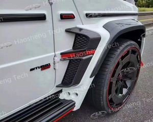 Kit carrosserie haute performance en fibre de carbone style fusée pour mise à niveau de la classe W464 B-Ra Bus B 900 AMG G63 Pare-chocs et échappement - Product Image 4