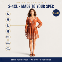 Robe Courte Femme Personnalisée Broderie Florale Vintage Automne Vacances Plage Fête Vente en Gros OEM ODM Usine