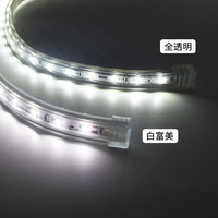 Tira de Luces LED de Alto Voltaje 110V 220V 60leds/m Alto Brillo 50 Metros por Rollo Impermeable SMD2835 Luces LED Flexibles