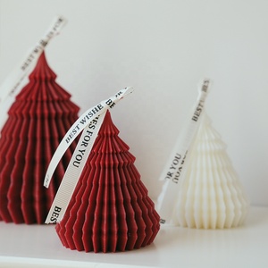 <b>Red</b>/Green Christmas Tree <b>Candle</b> Decoration Festiva Christmas Aromatherapy <b>Candle</b> Gift Wholesale - Product Image 2
