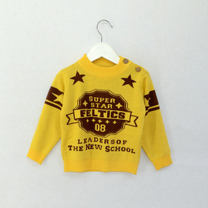 Suéteres Hechos a Mano con Diseño Deportivo de Marca para Niños, Venta al Por Mayor Personalizada de Ropa Infantil - Product Image 1