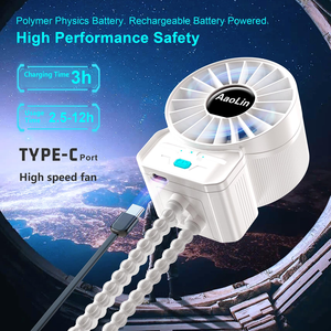 Portable <b>Mini</b> 4000mAh Baby Stroller Fan Flexible Tripod Octopus Clip Baby Stroller Fans <b>LED</b> <b>Light</b> for Baby Stroller - Product Image 5