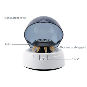 Centrífuga Handheld do Desktop do laboratório do micro centrifugador mini, centrifugação instantânea de baixa velocidade cronometrando pequena - Product Image 5