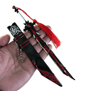 ดาบโลหะ36ดีไซน์22ซม. เครื่องประดับอนิเมะโจมตีบนไททัน1ชิ้นงานฝีมือโลหะ - Product Image 1