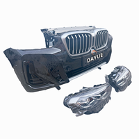 Parachoques Delantero Usado de Plástico para X3 G01LCI M Sport 2022-2024 con Tanque de Agua, Disipador de Calor, Ventilador Electrónico y Juego de Faros