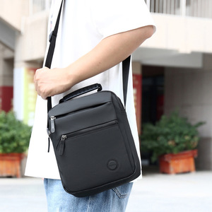 High-quality Men's Business Commuting Shoulder <b>Bag</b> Waterproof Nylon Zipper Pocket Handbag Fashion Tote Travel Male Crossbody <b>Bag</b> - Product Image 1