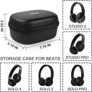 Funda protectora de auriculares personalizada para <span class=keywords><strong>Beats</strong></span> Studio 2,0/<span class=keywords><strong>Beats</strong></span> <span class=keywords><strong>Studio3</strong></span> /Solo 2 Solo 3, funda de caja, funda para auriculares inalámbricos - Product Image 5