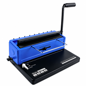 Double <b>Wire</b> <b>Binding</b> <b>Machine</b> A4 Manual Punch Binder 34-Hole Adjustable Paper <b>Binding</b> <b>Machine</b> for Office School Home - Product Image 1