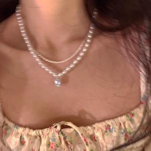 Offres Spéciales coréen mode perles collier perle ensemble de bijoux et véritable perle d'eau douce et perle ensemble de bijoux femmes pour cadeau de mère - Product Image 2