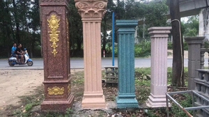 Stampo in ABS per Colonna Romana a Strisce Rotonde, <span class=keywords><strong>Design</strong></span> Riutilizzabile per Colate - Product Image 5