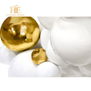 Table d'entrée sur mesure table <span class=keywords><strong>console</strong></span> moderne de luxe <span class=keywords><strong>en</strong></span> métal <span class=keywords><strong>en</strong></span> acier inoxydable <span class=keywords><strong>blanc</strong></span> et laiton avec miroir - Product Image 6