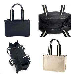 Borsa per la Spesa in Cotone Stampato Premium Fatta a Mano, Borsa Tote Pieghevole in Tela con Cerniera per <span class=keywords><strong>Uomo</strong></span> e Donna, per il Pendolarismo Quotidiano - Product Image 4
