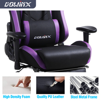 Échantillon gratuit, chaise de jeu ergonomique, pas cher, bureau, ordinateur, Pc, hauteur réglable, inclinable, pivotant, course