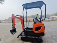 Mini-excavatrice hydraulique YUMO de 0,8 tonne, 1 tonne, 1,5 tonne, 2 tonnes, 3 tonnes, moteur Eaton, PLC, excavatrice compacte sur chenilles, garantie 1 an