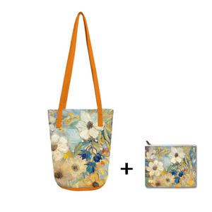 Sac <span class=keywords><strong>en</strong></span> toile ethnique pour femme, grande capacité, sac à main pour courts séjours, sac à bandoulière pour étudiant, sac fourre-tout pour les trajets quotidiens - Product Image 4