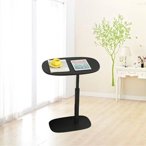 ADA Manufacturer Minimalist Ergonomic Console <strong>Side</strong> Desk Pneumatic Height Adjustable 360&deg; <strong>Rotating</strong> <strong>Table</strong> Home Furniture - Product Image 3