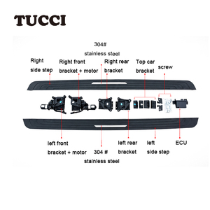 Tucci tự động Phụ Kiện tự động chạy Hội Đồng Quản trị cho phạm vi mới <span class=keywords><strong>Rover</strong></span> Vogue 2023 điện bên thanh nhôm điện bên bước - Product Image 6