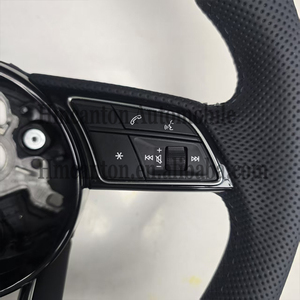 พวงมาลัยหนังแท้ลดราคาพิเศษสำหรับรถยนต์ Audi A3 A4 A5 A6L A8 Q5 Q7 Q8 TT B9 - Product Image 2