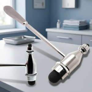 เครื่องตรวจหูแบบแมนนวลทำจากสแตนเลส พร้อมปลายยางสีดำสำหรับตรวจหู - Product Image 4