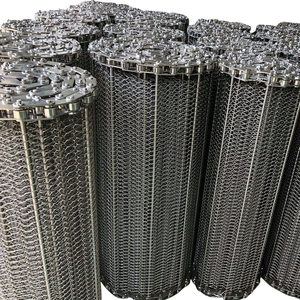 Nastro trasportatore a catena azionato a catena della cinghia dell'acciaio inossidabile di resistenza al calore del rifornimento della fabbrica per il processo di produzione alimentare - Product Image 3