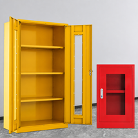 Armoire d'urgence en acier sur mesure pour la sécurité incendie et l'équipement de sauvetage d'urgence avec rangement antivol