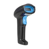 Volume de ventes élevé Portable Blue Tooth Code128 QR Leitor De Codigo De Barras sans fil Barcode Scanner Gun