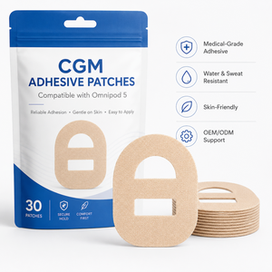 Patchs de protection élastiques pour capteurs de surveillance continue du <span class=keywords><strong>glucose</strong></span> (CGM) multi-modèles OEM - Product Image 2