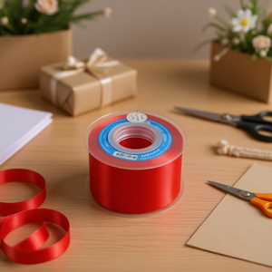 Nastro in Raso Ilan 5.0cm 25Y Rosso D04 - Product Image 2